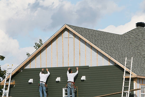Professional Siding Replacement technician working in West Suffield, CT